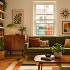 Stained Glass Window Film | Half Window Privacy Film