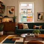 Stained Glass Window Film | Half Window Privacy Film