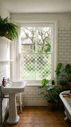 Privacy Window Film | Geometric Pattern