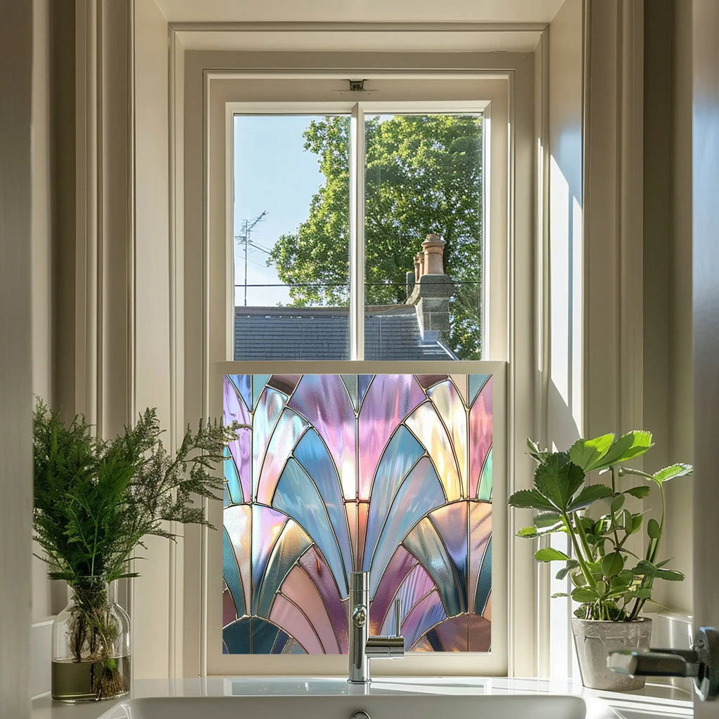 Norbello Stained Glass Privacy Window Film Creative Windows