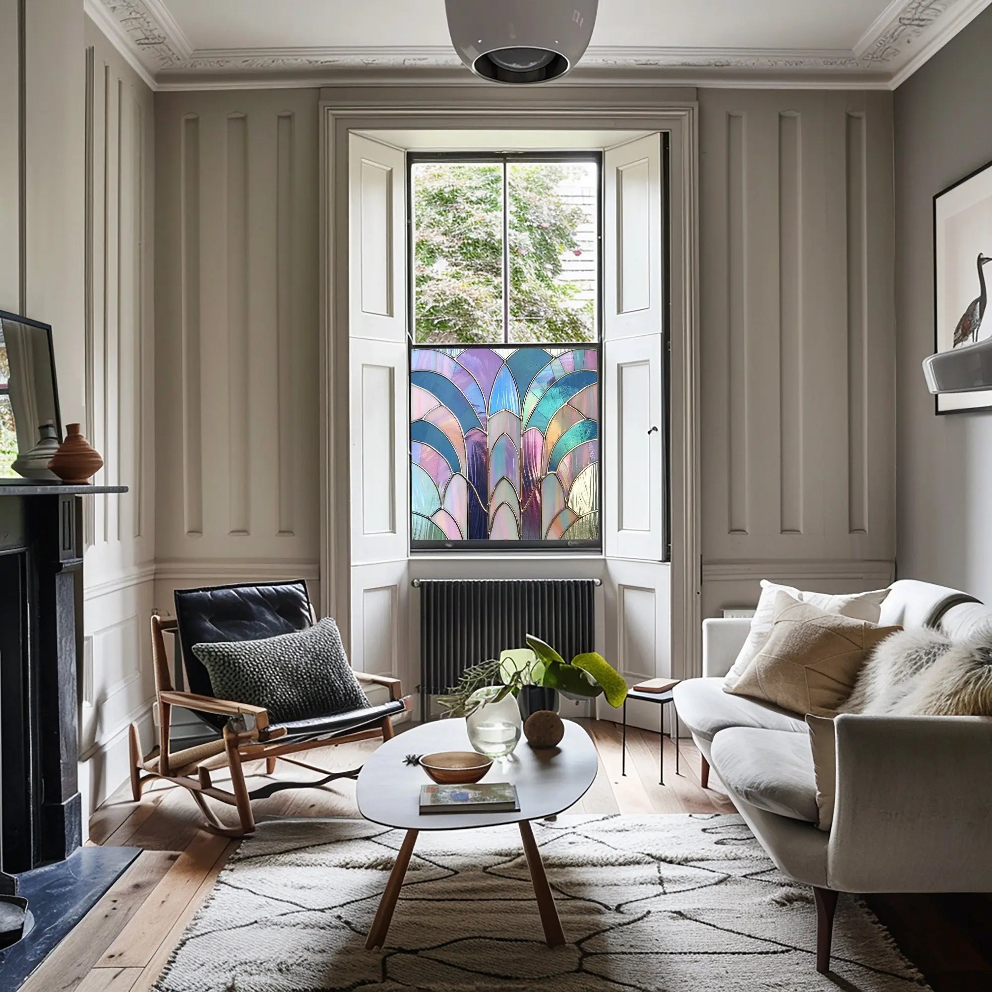 Lamporo Stained Glass Window Film Creative Windows