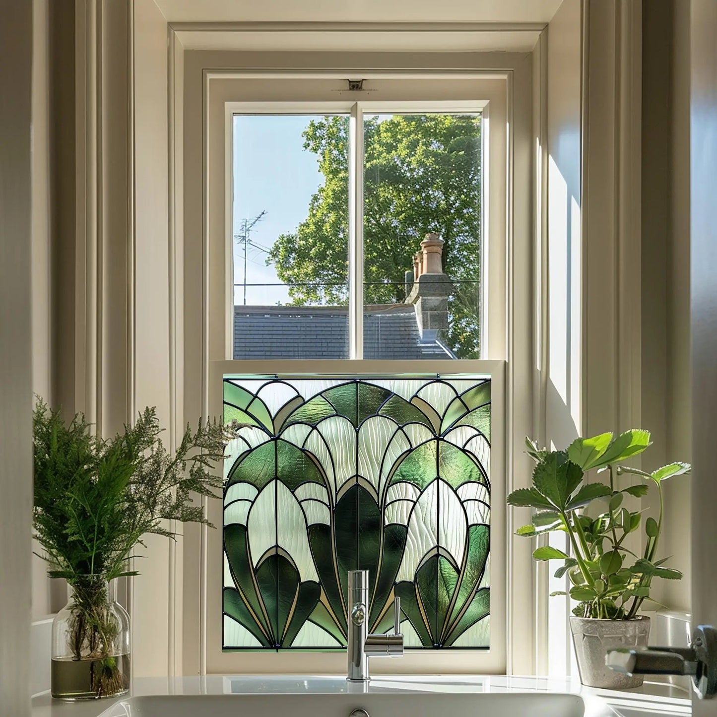 Nanto Privacy Stained Glass Window Film Creative Windows