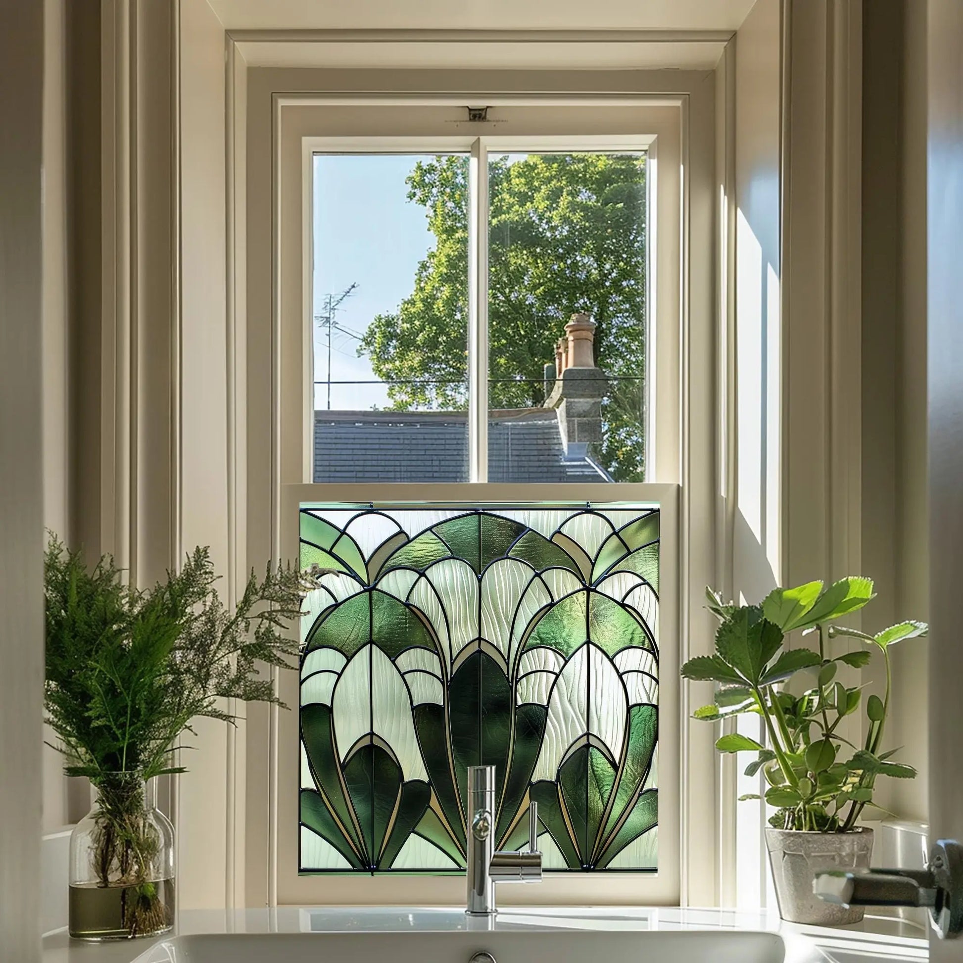 Nanto Privacy Stained Glass Window Film Creative Windows