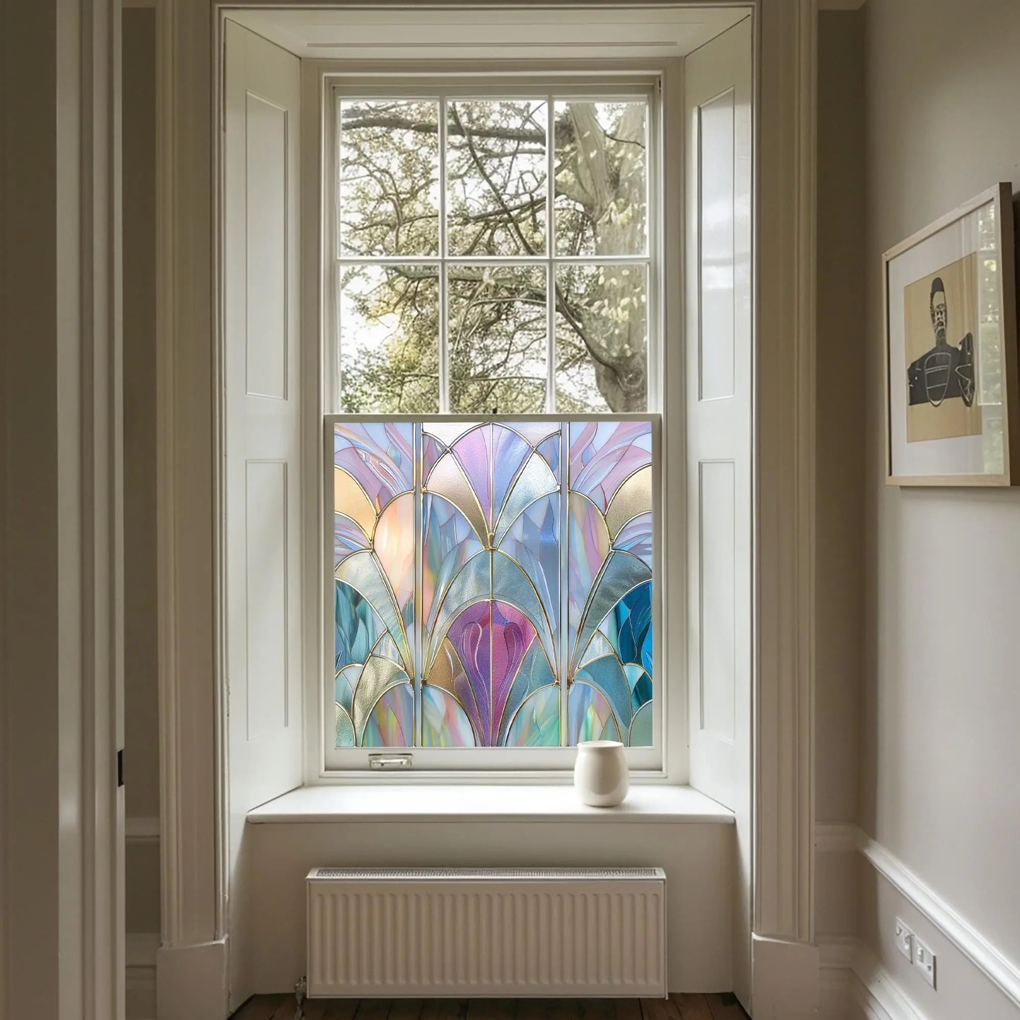 Aragona Stained Glass Privacy Window Film Creative Windows