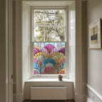 Zimone Privacy Stained  Glass Window Film Creative Windows
