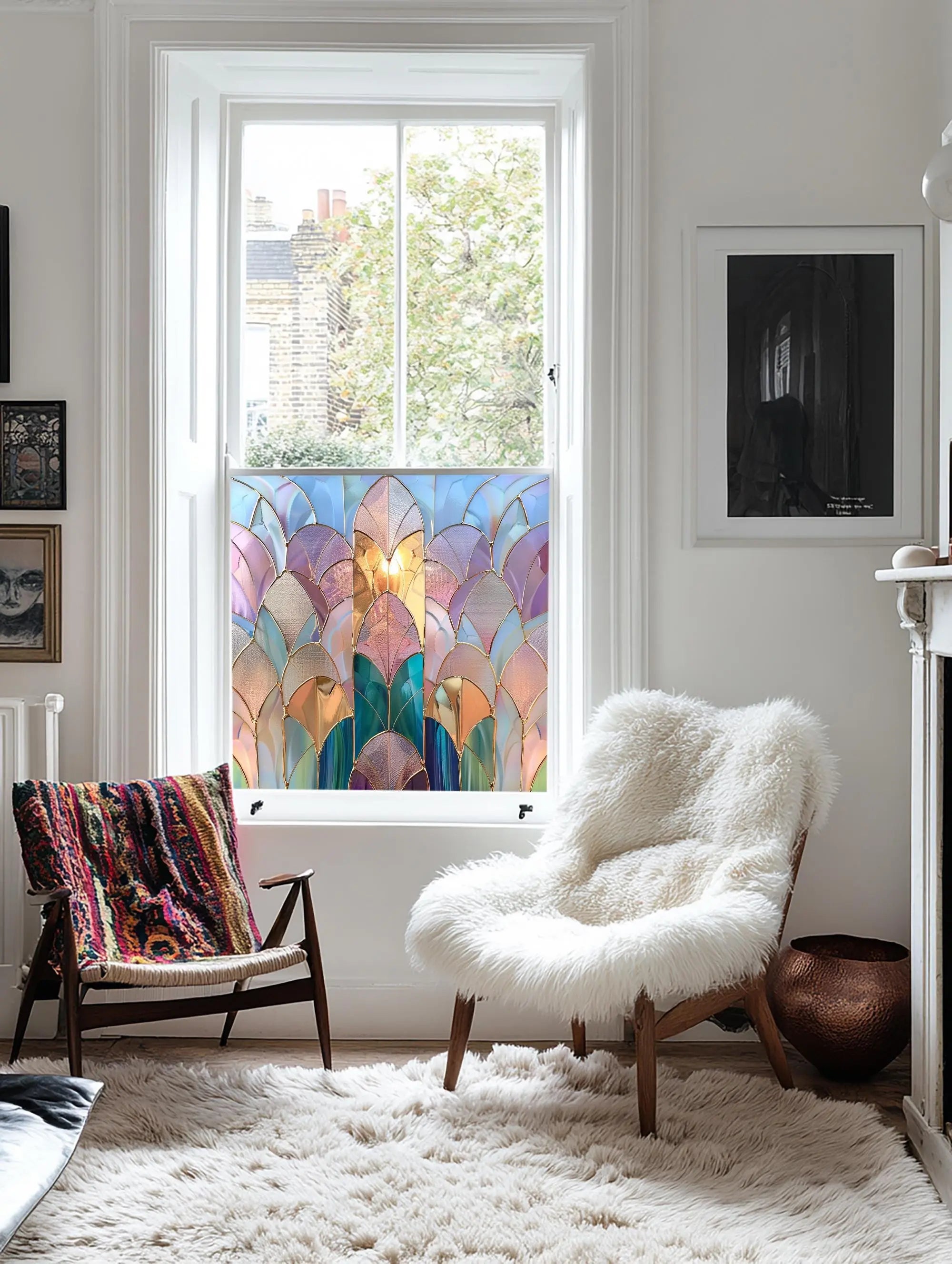 Sevilla Privacy Stained Glass Window Film Creative Windows