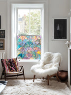 Abetone Stained Glass Privacy Window Film Creative Windows