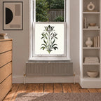 Privacy Window Film, Art Nouveau Floral Frosted Design