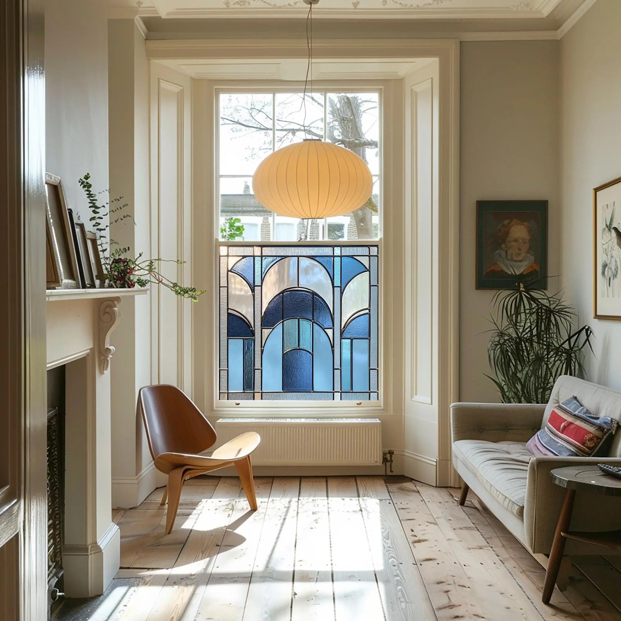 Rittana Stained Glass Privacy Window Film Creative Windows