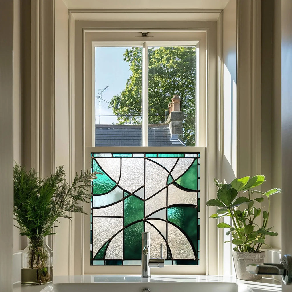 Lizzanello Privacy Stained Glass Window Film Creative Windows