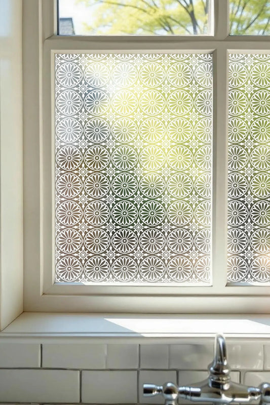 Trujillo Patterned Frosted Privacy Window Film Creative Windows