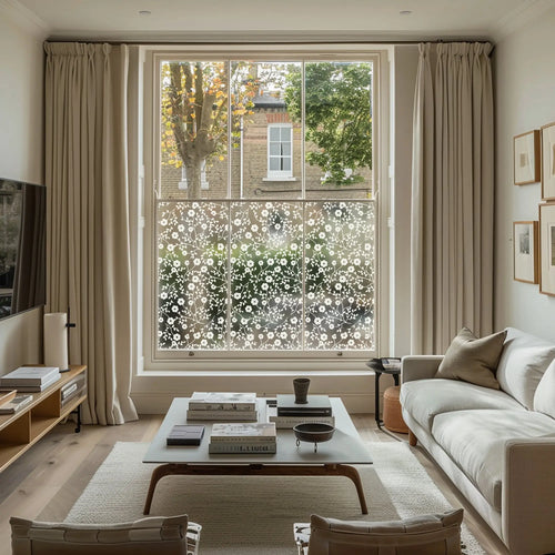 Frosted Privacy Patterned Window Film Creative Windows