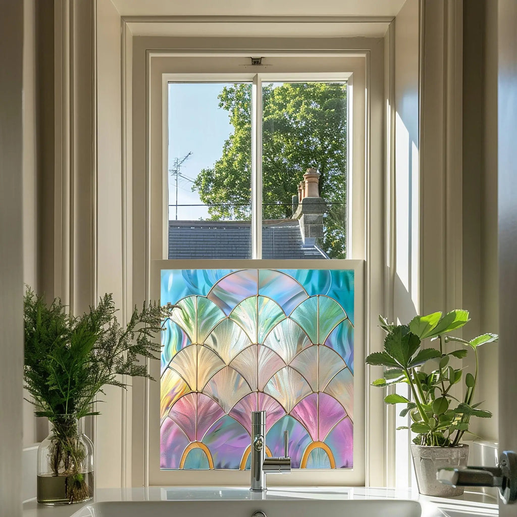 Alessandria Stained Glass Privacy Window Film Creative Windows