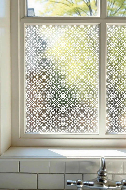 Nove Frosted Patterned Privacy Window Film Creative Windows