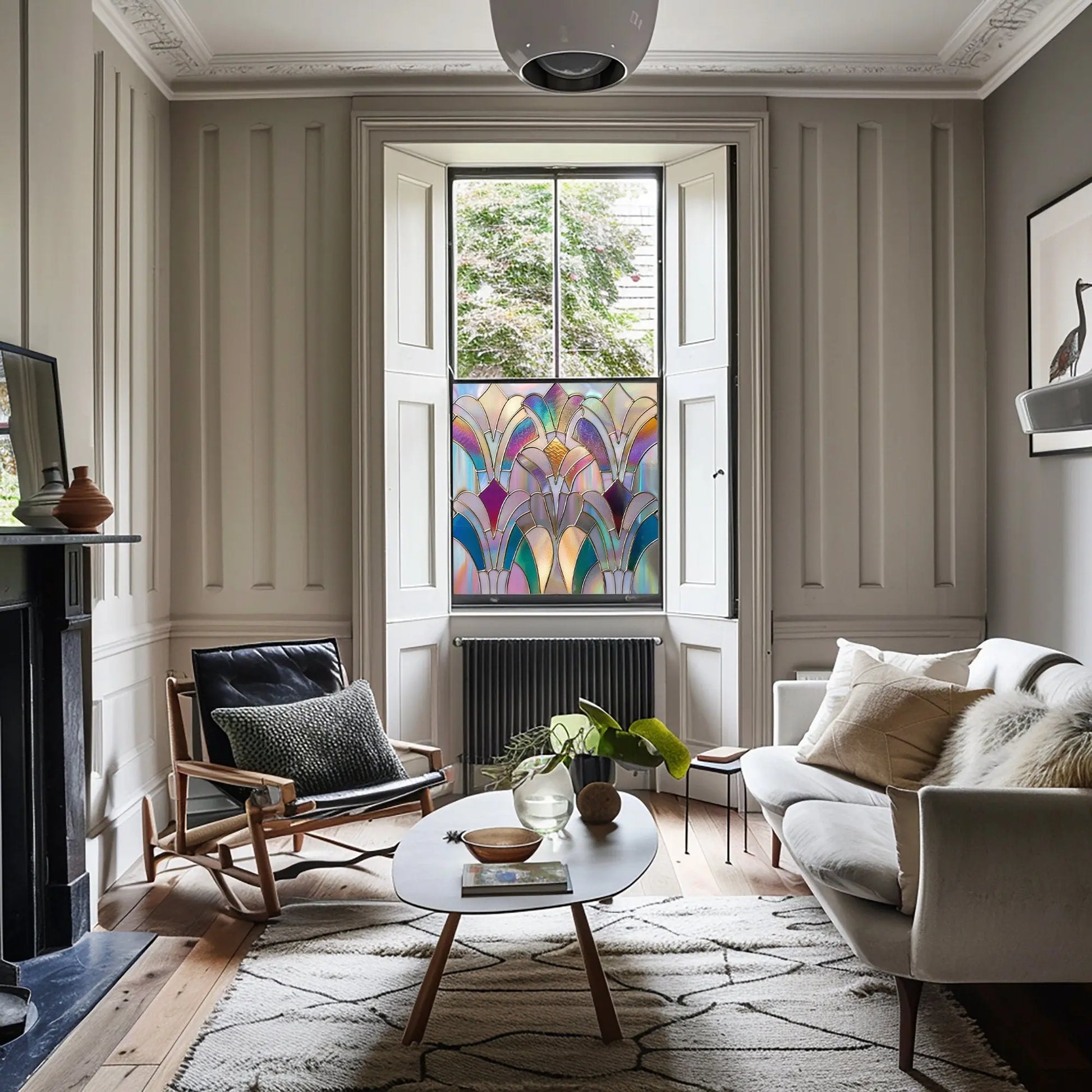 Narni Stained Glass Privacy Window Film Creative Windows
