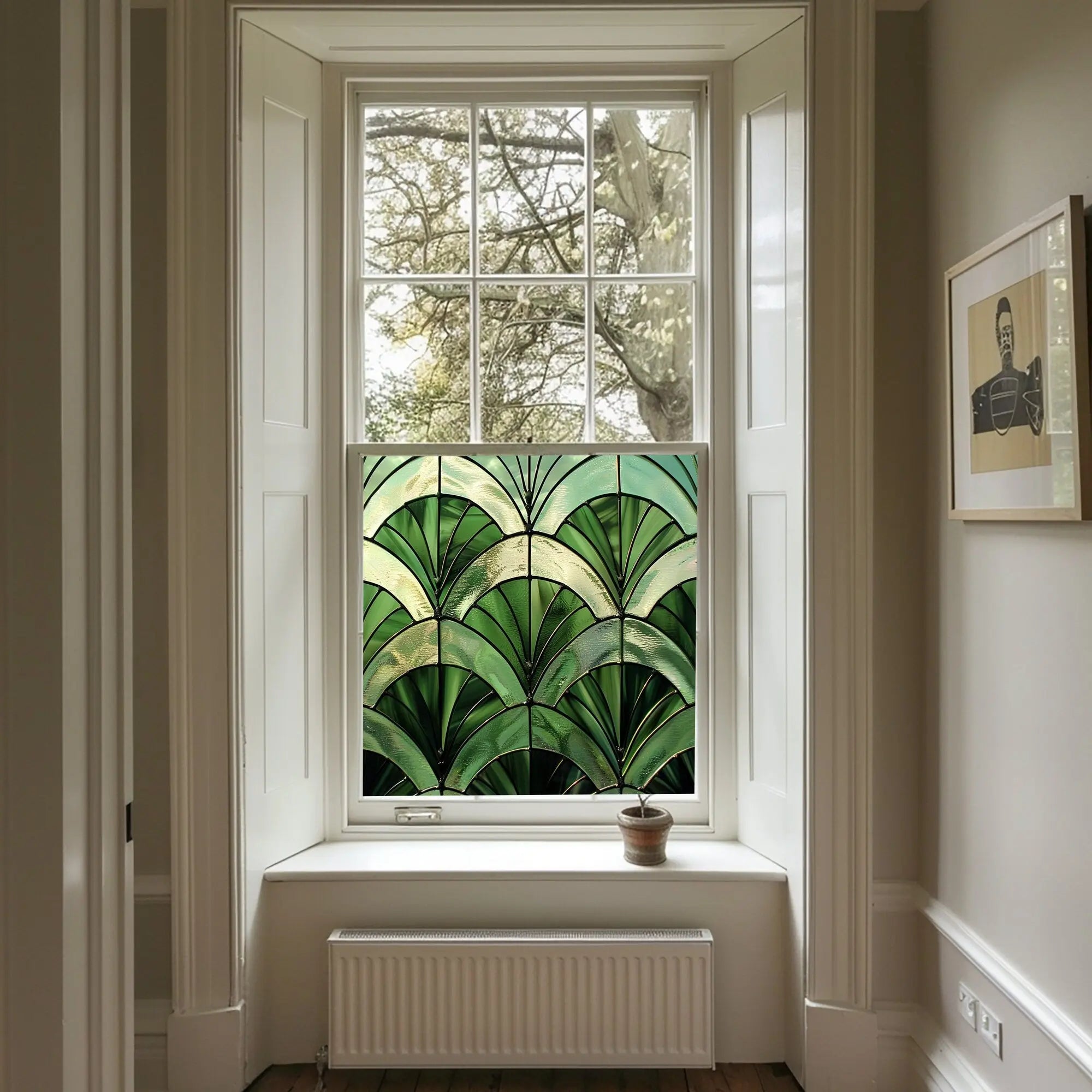 Venaus Privacy Stained Glass Window film Creative Windows