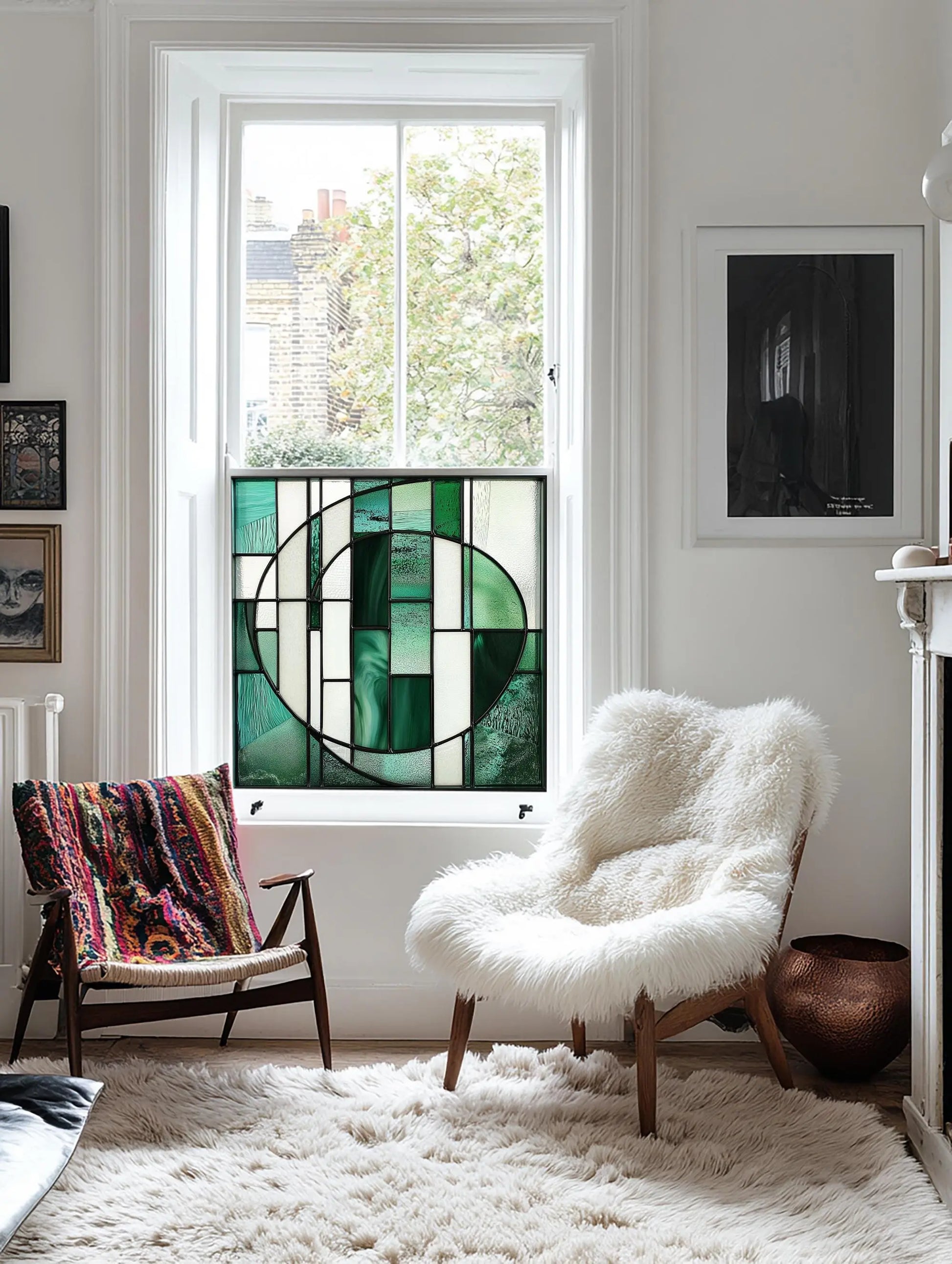 Ispani Stained Glass Privacy Window Film Creative Windows