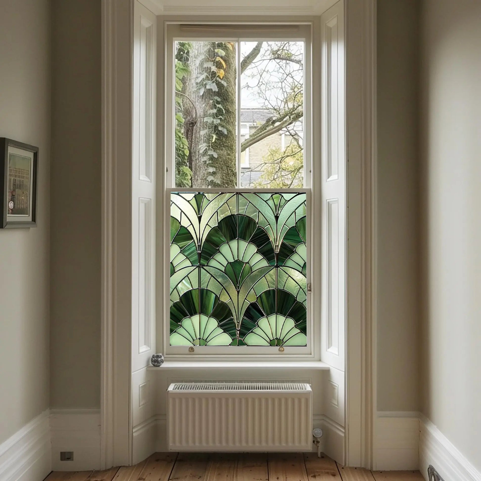Azzio Stained Glass Privacy Window Film Creative Windows