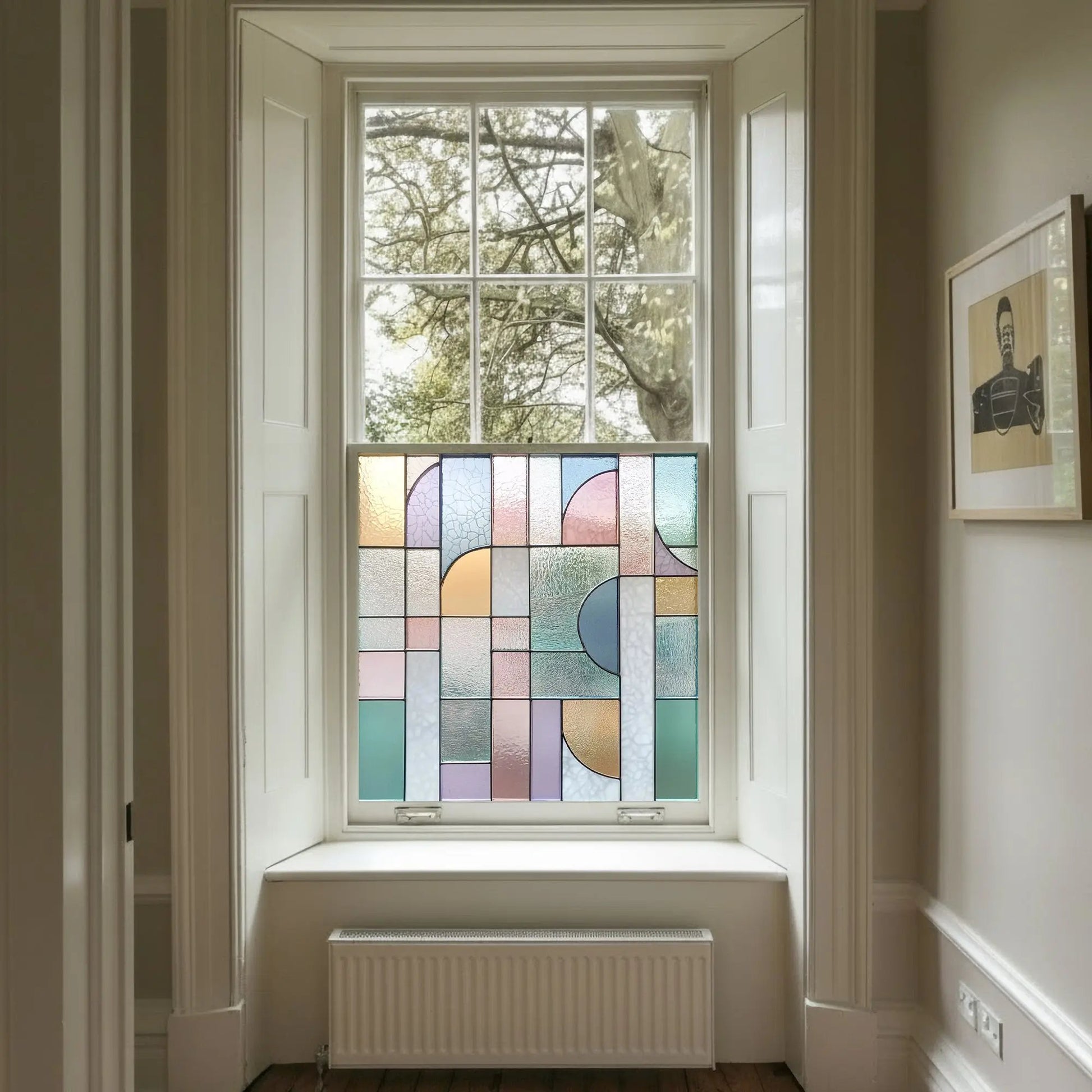 Cusino Stained Glass Privacy Window Film Creative Windows