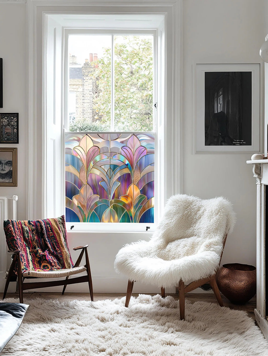 Leffe Stained Glass Window Film Creative Windows