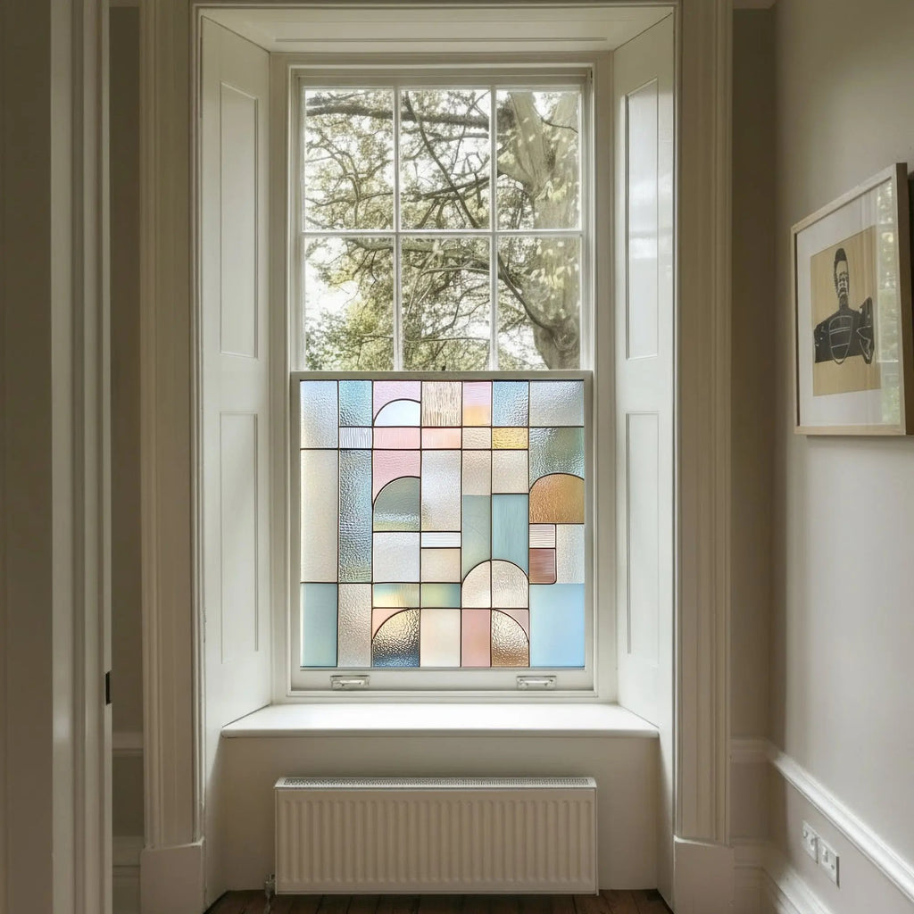 Cutigliano Stained Glass Privacy Window Film Creative Windows