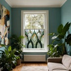 Cutro Stained Glass Privacy Window Film Creative Windows