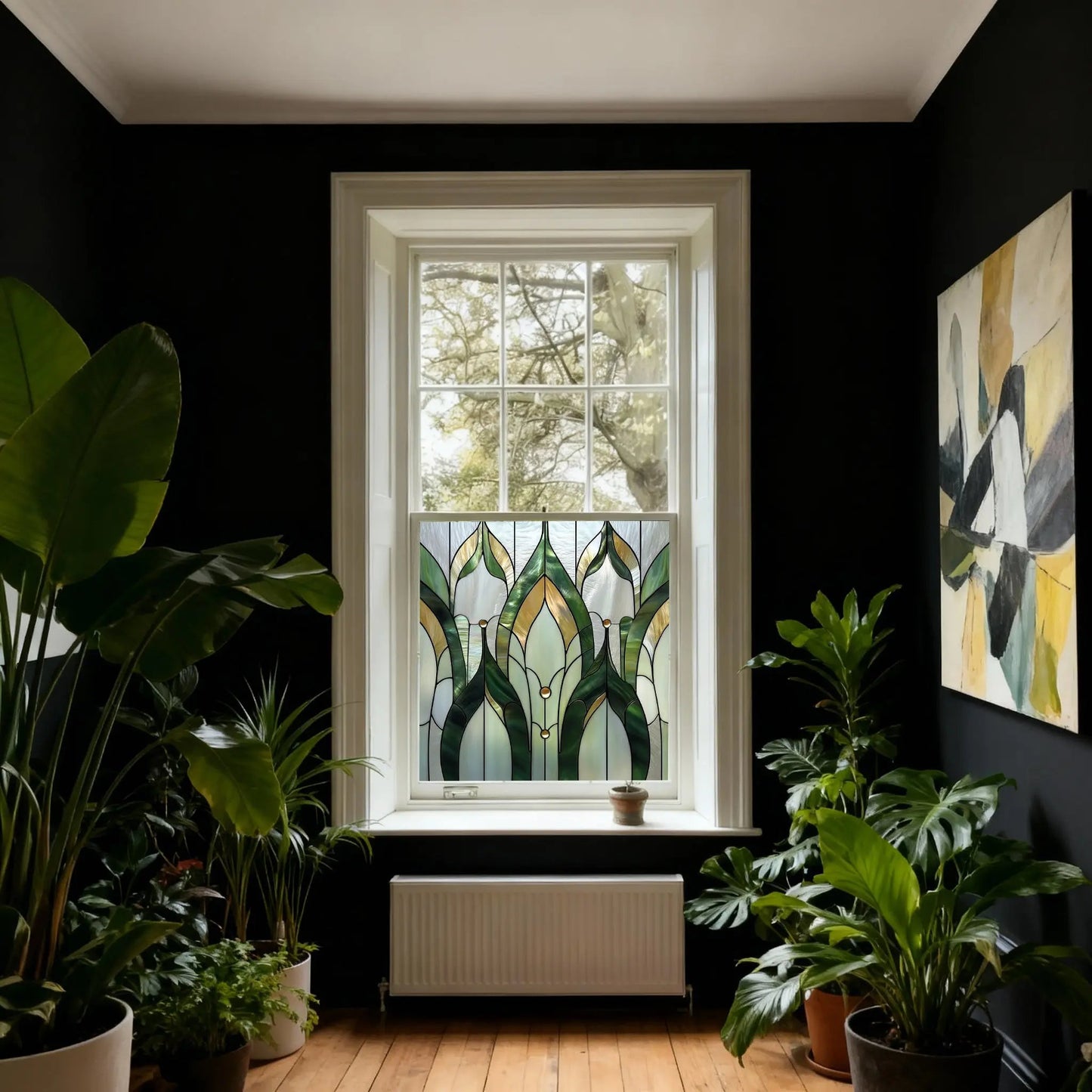 Cutro Stained Glass Privacy Window Film Creative Windows