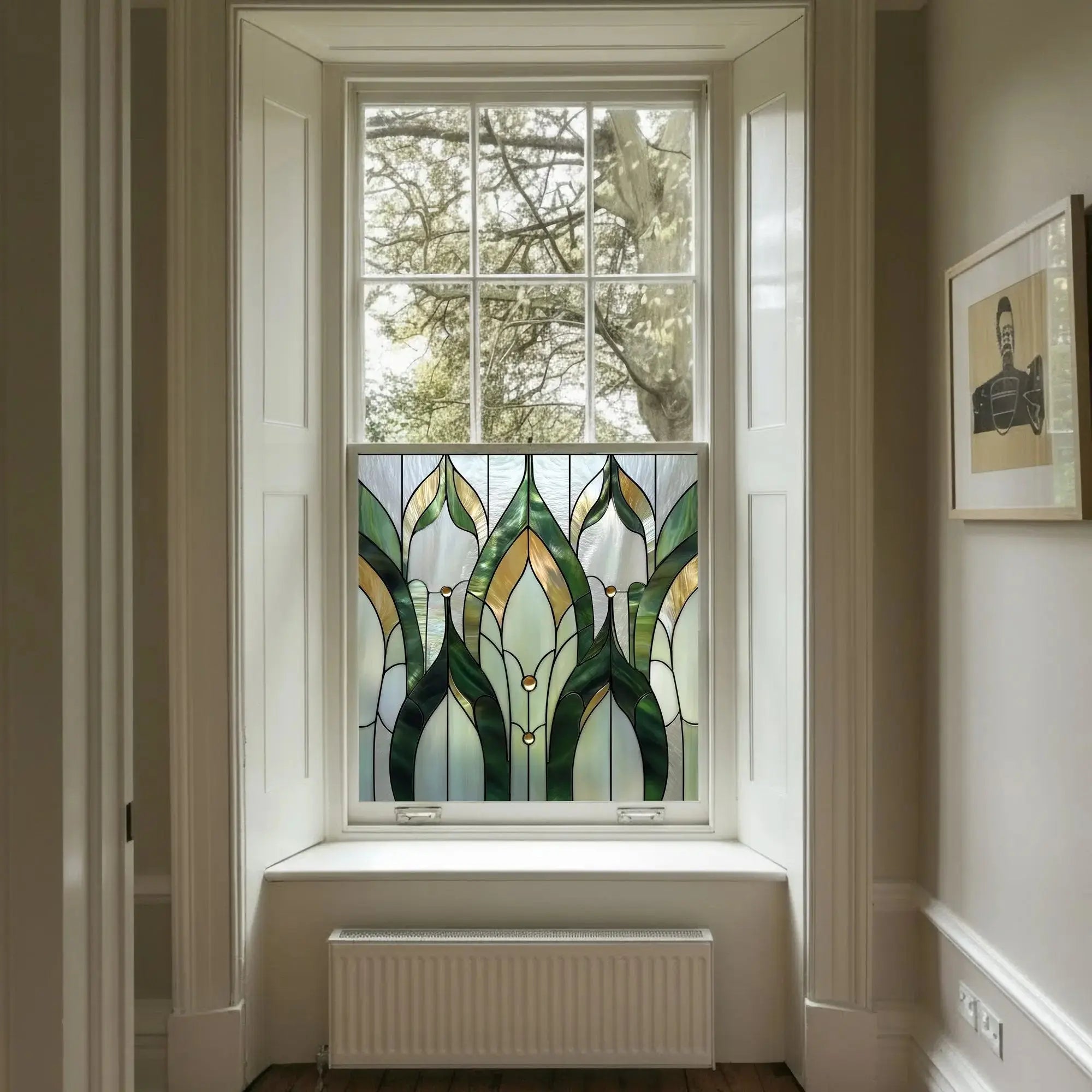 Cutro Stained Glass Privacy Window Film Creative Windows