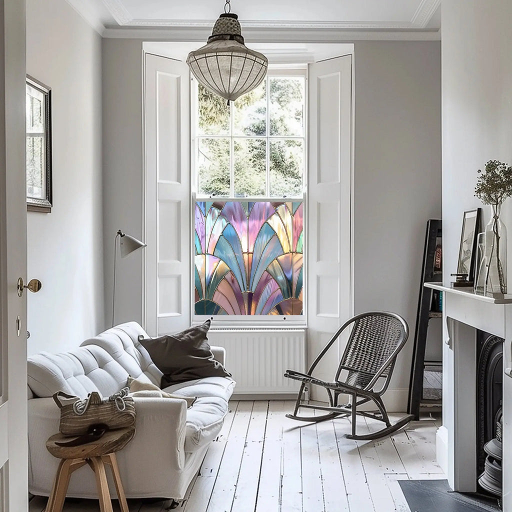 Norbello Stained Glass Privacy Window Film Creative Windows