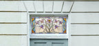 Cusago Art Nouveau Floral Transom Window Film Creative Windows