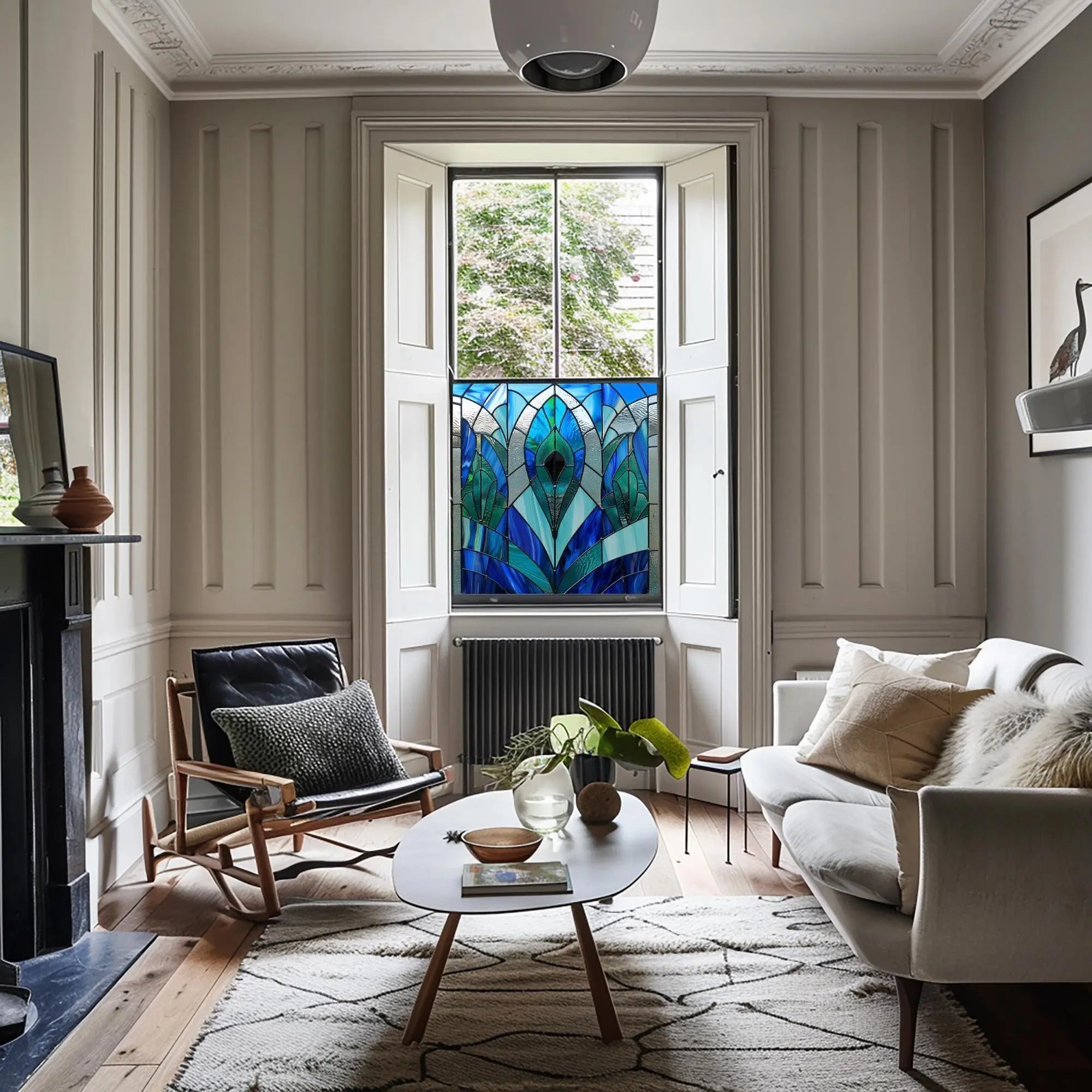 Prunetto Stained Glass Privacy Window Film Creative Windows