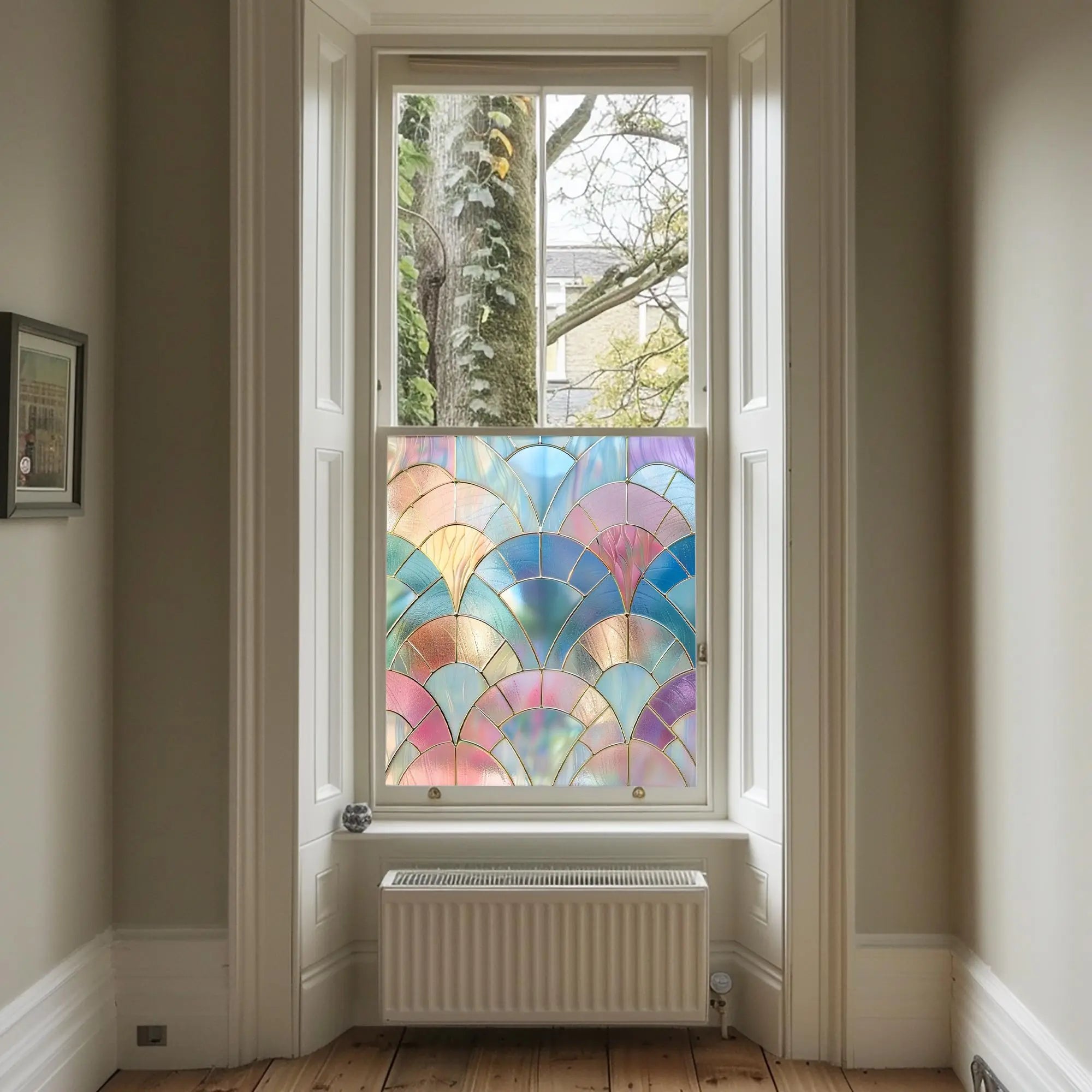 Laconi Stained Glass Privacy Window Film Creative Windows