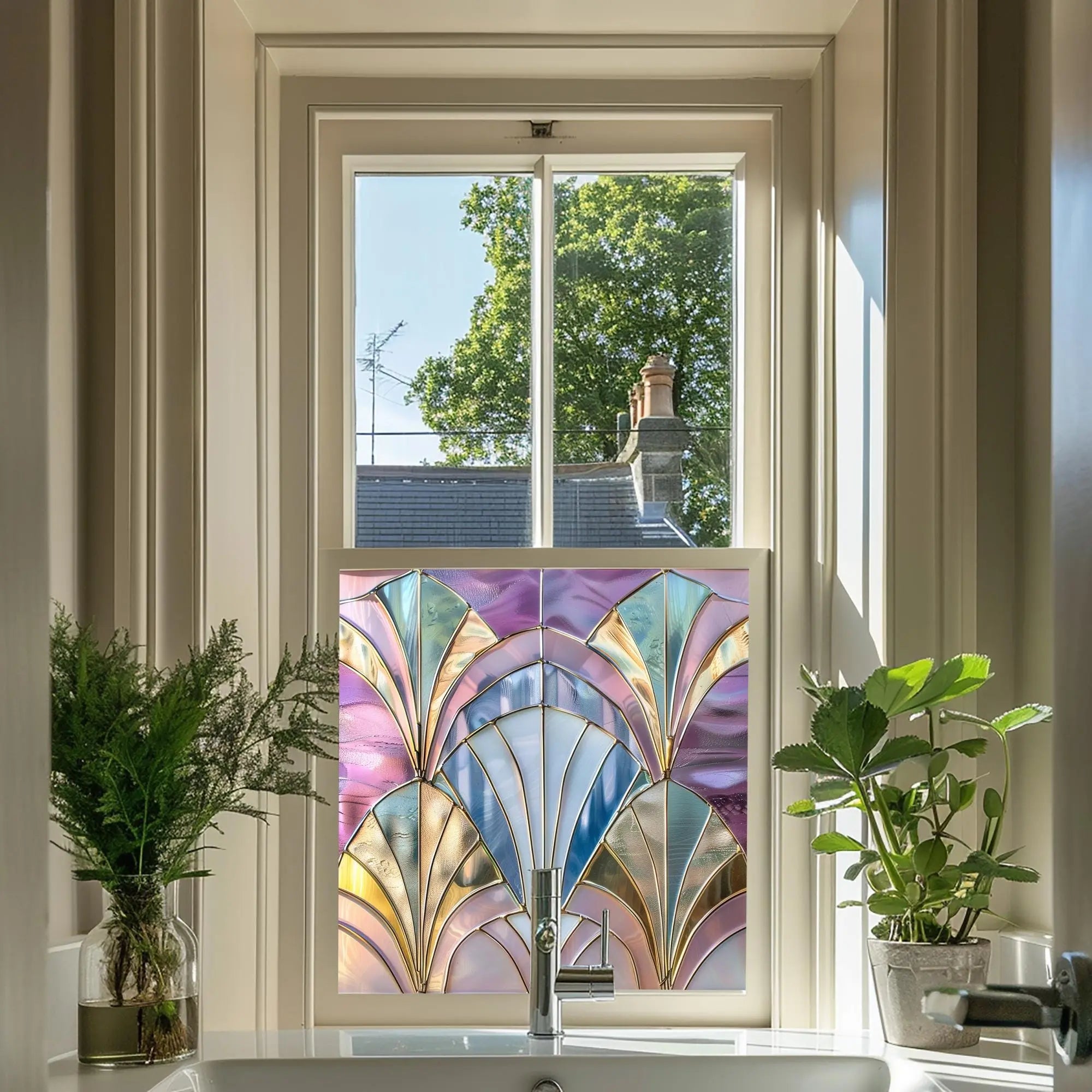 Nardo Stained Glass Window Film For Privacy Creative Windows