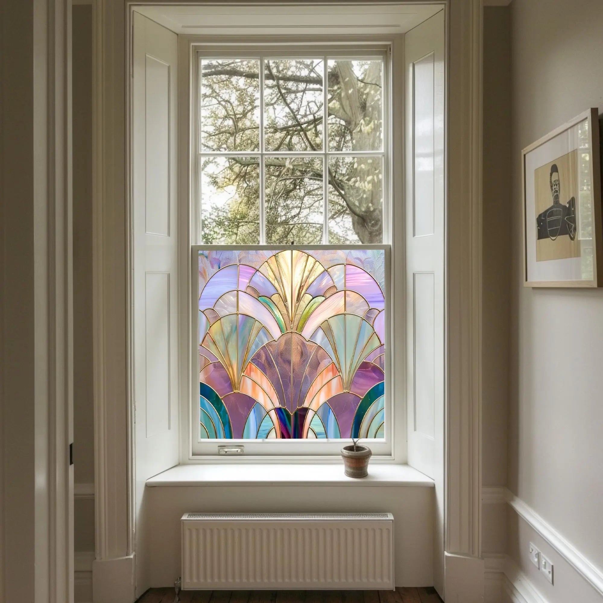 Lenna Privacy Stained Glass Window Film Creative Windows