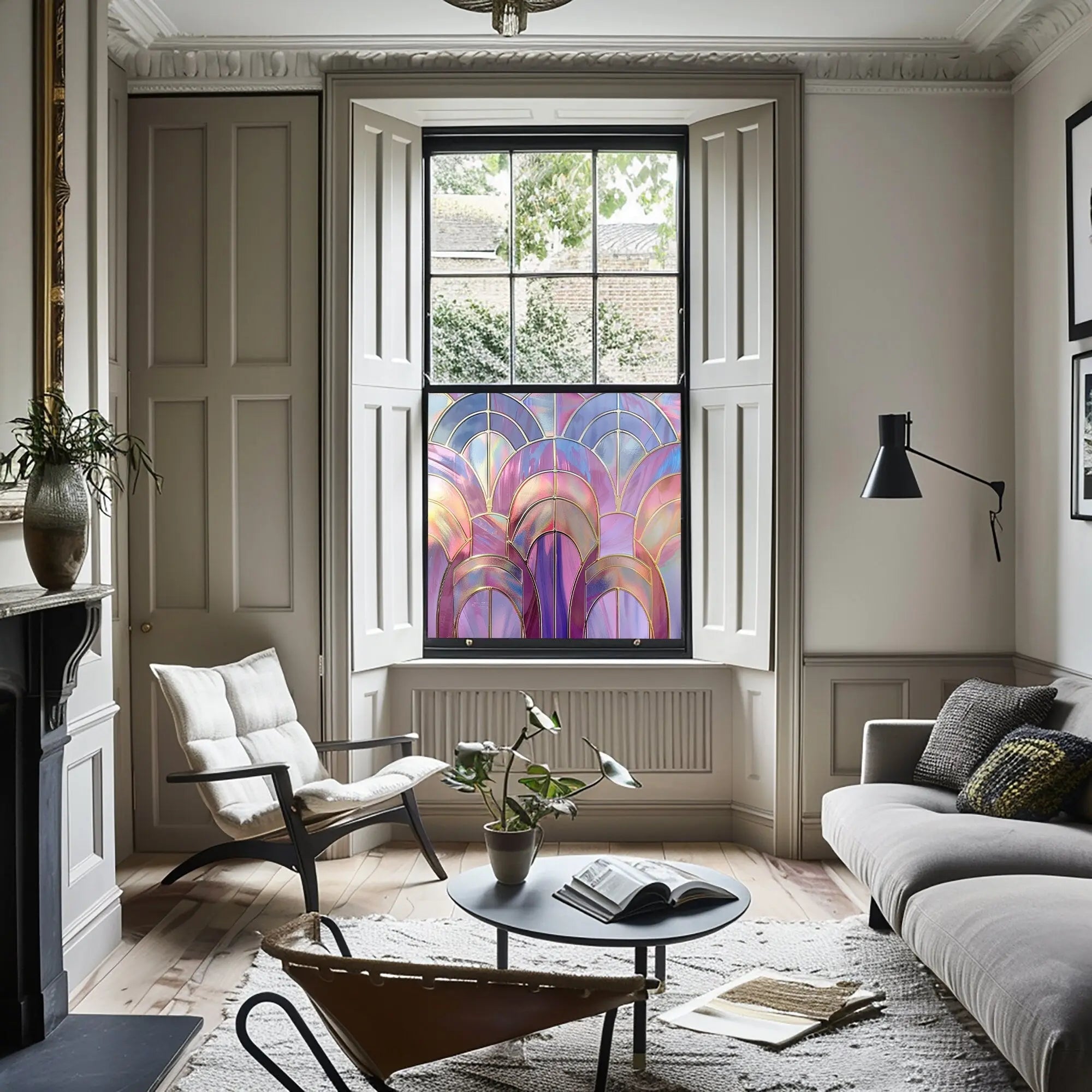 Vedeseta Stained Glass Privacy Window Film Creative Windows