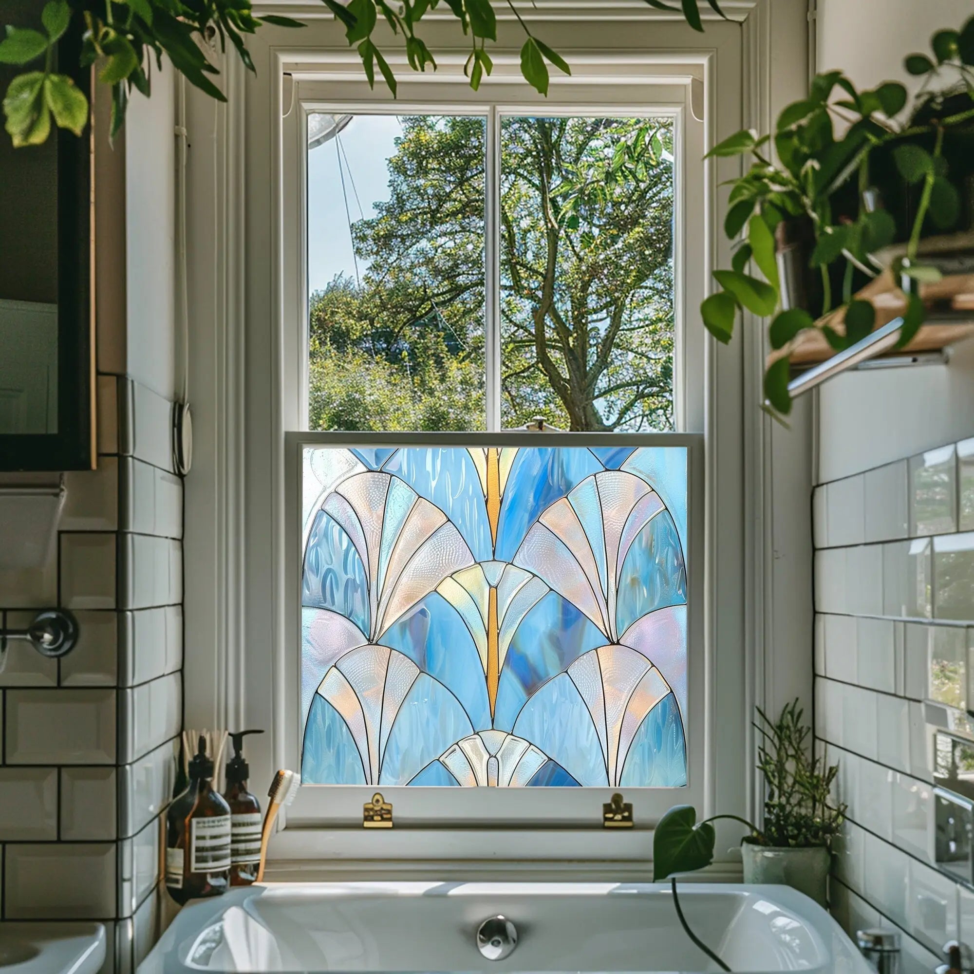 Venafro Privacy Stained Glass Window Film Creative Windows