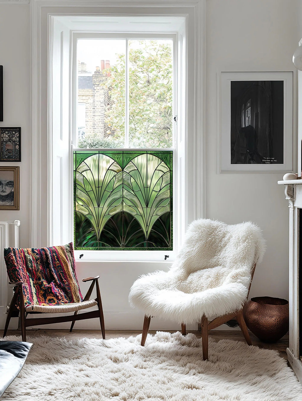 Labro Privacy Stained Glass Window Film Creative Windows