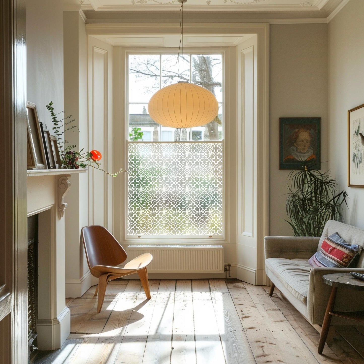 Frosted Privacy Window Film, Patterned Privacy Window Film, Window Film, Patterned Window Film, Decorative Patterned Window Film, Creative Windows