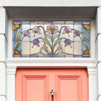 Cusago Art Nouveau Floral Transom Window Film Creative Windows
