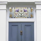 Curtarolo Art Nouveau Stained Glass Transom Film Creative Windows