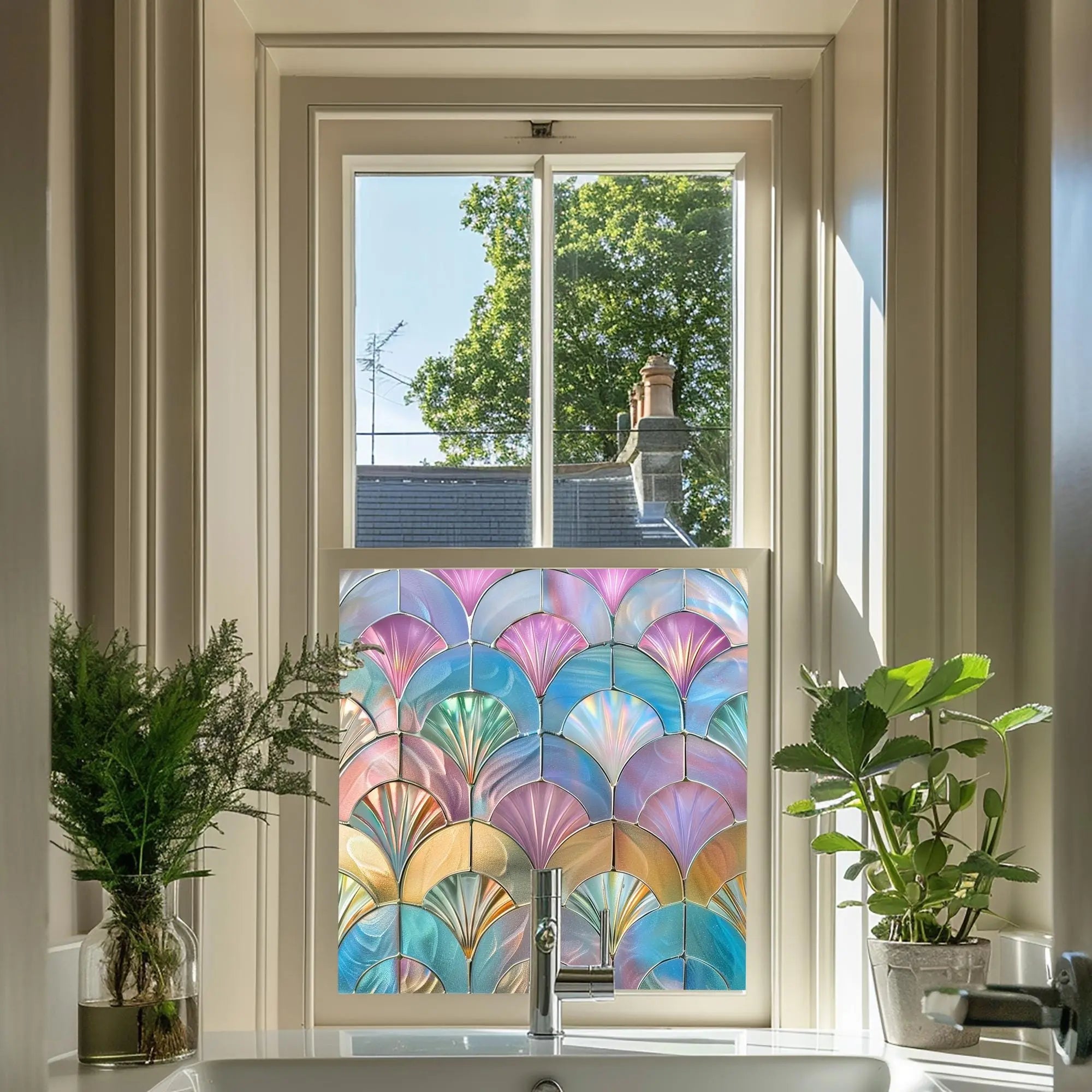 Taranto Privacy Stained Glass Window Sticker Creative Windows