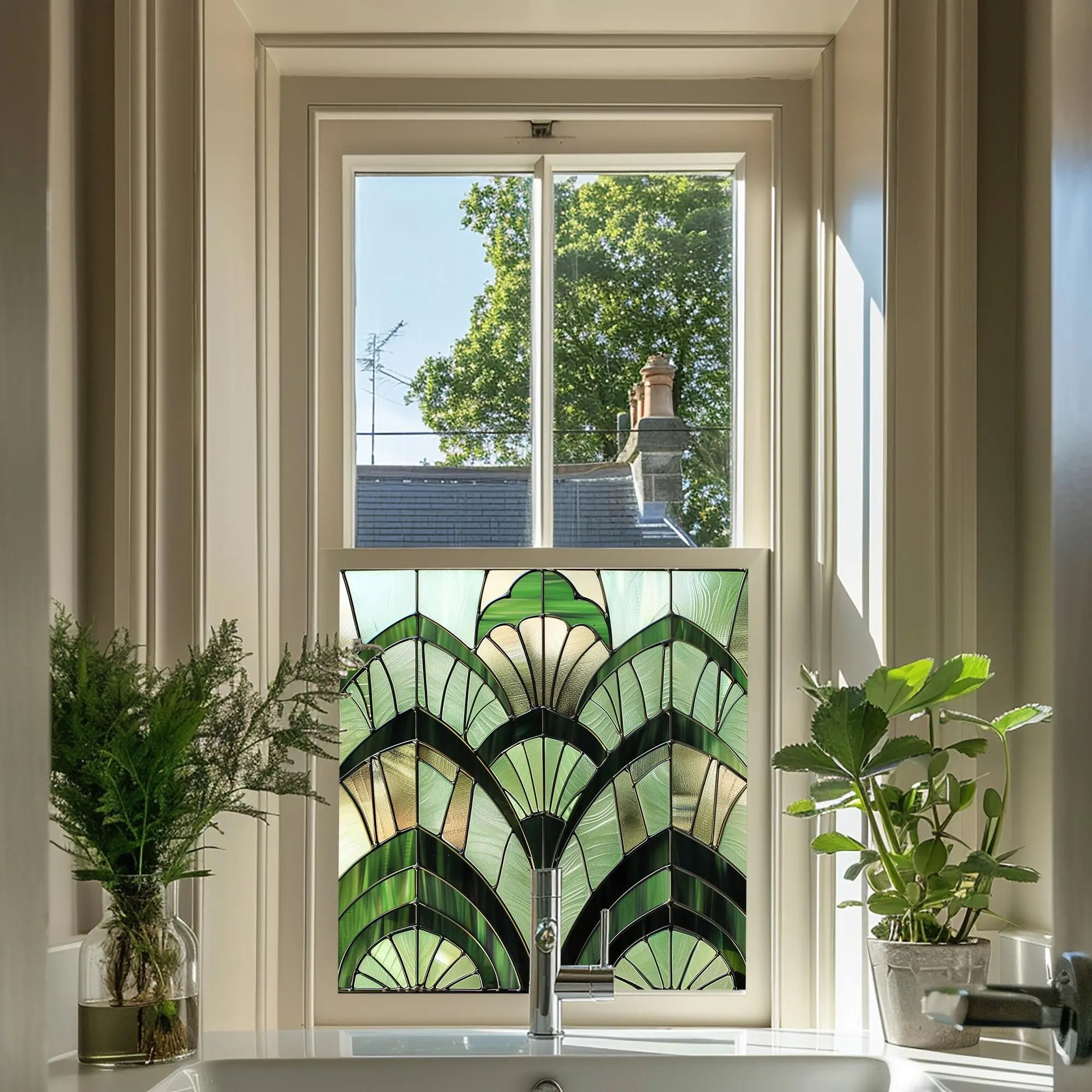 Duronia Stained Glass Privacy Window Film Creative Windows