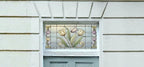 Cursi Floral Stained Glass Transom Window Film Creative Windows