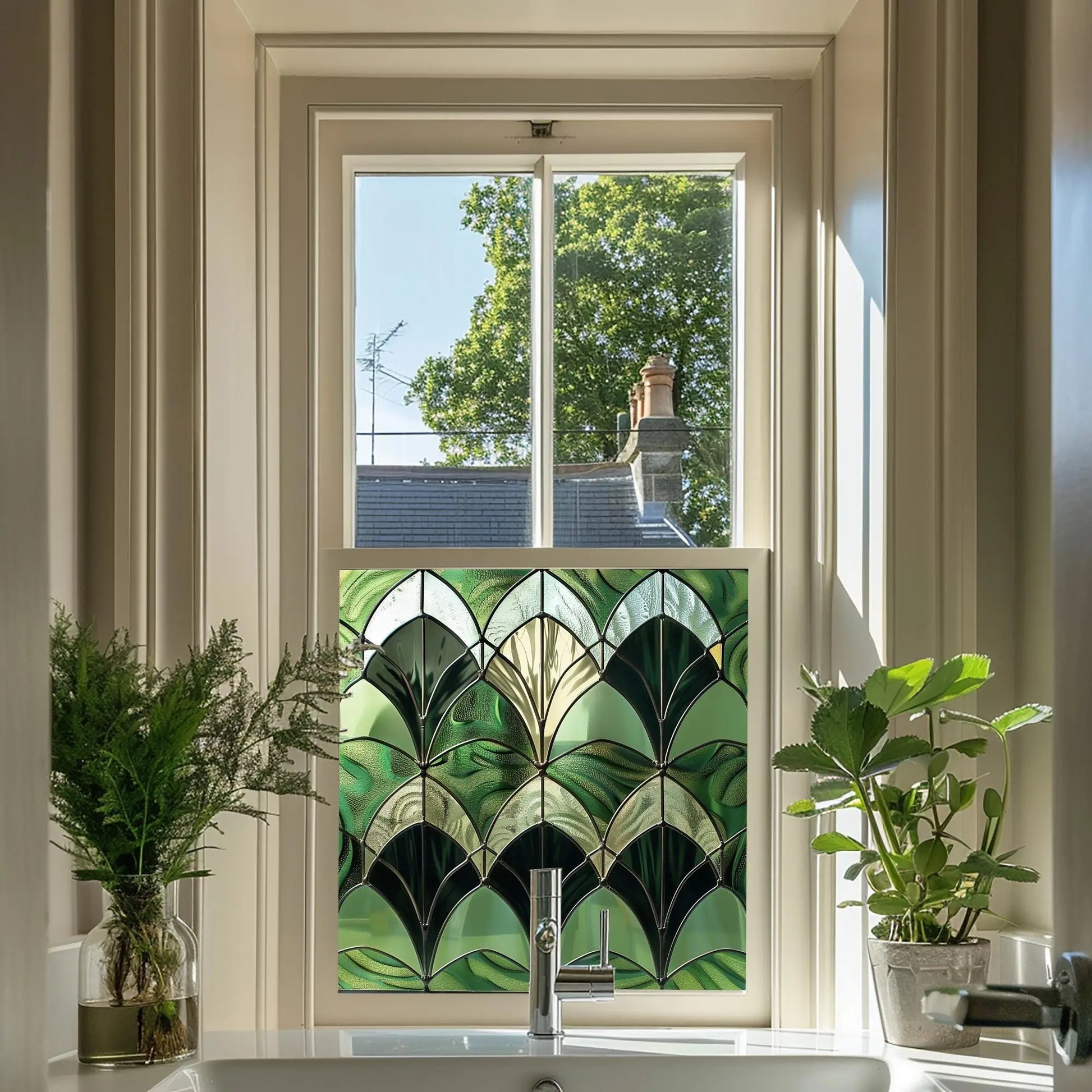 Aquara Stained Glass Privacy Window Film Creative Windows