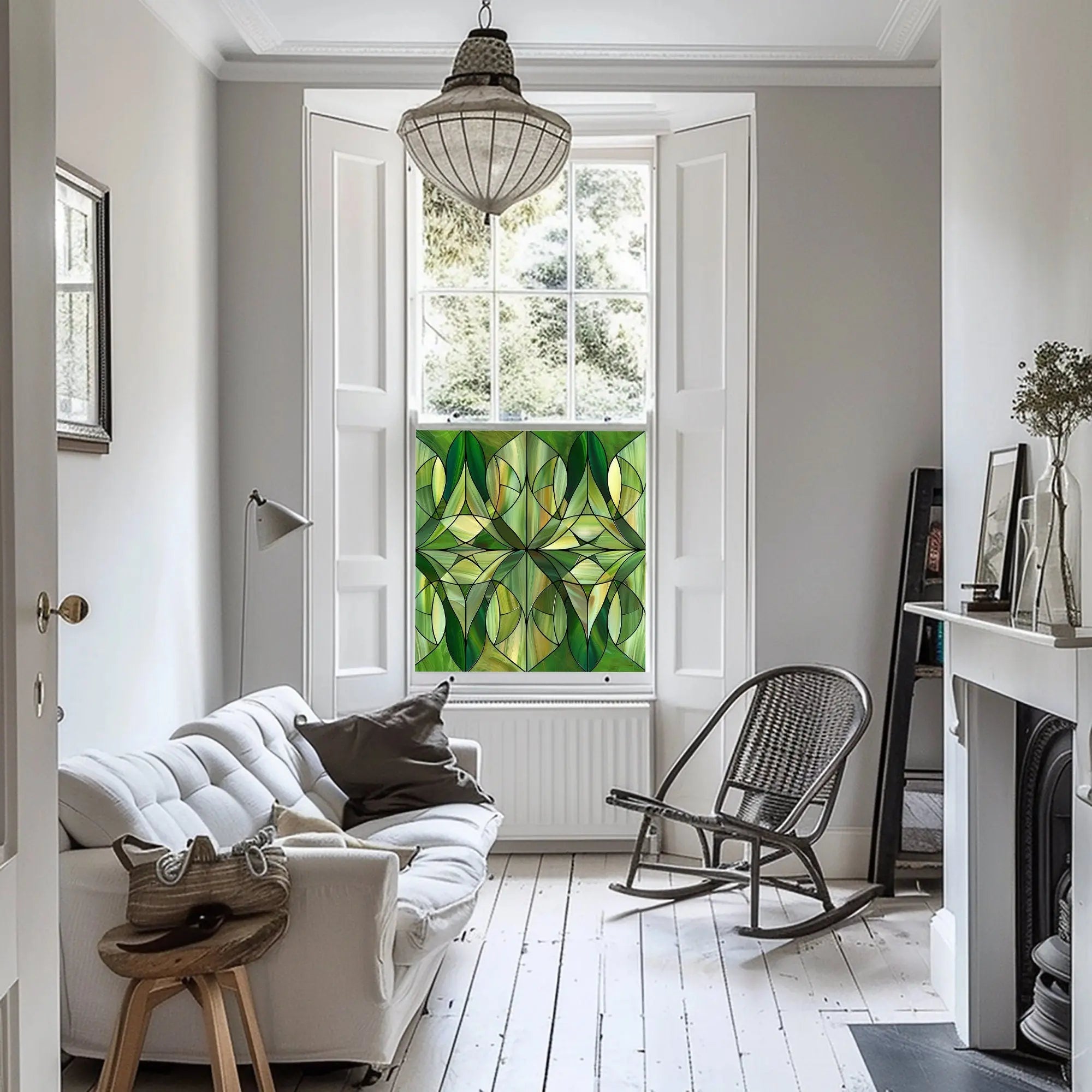 Vazzano Stained Glass Privacy Window Film Creative Windows
