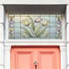 Cursi Floral Stained Glass Transom Window Film Creative Windows