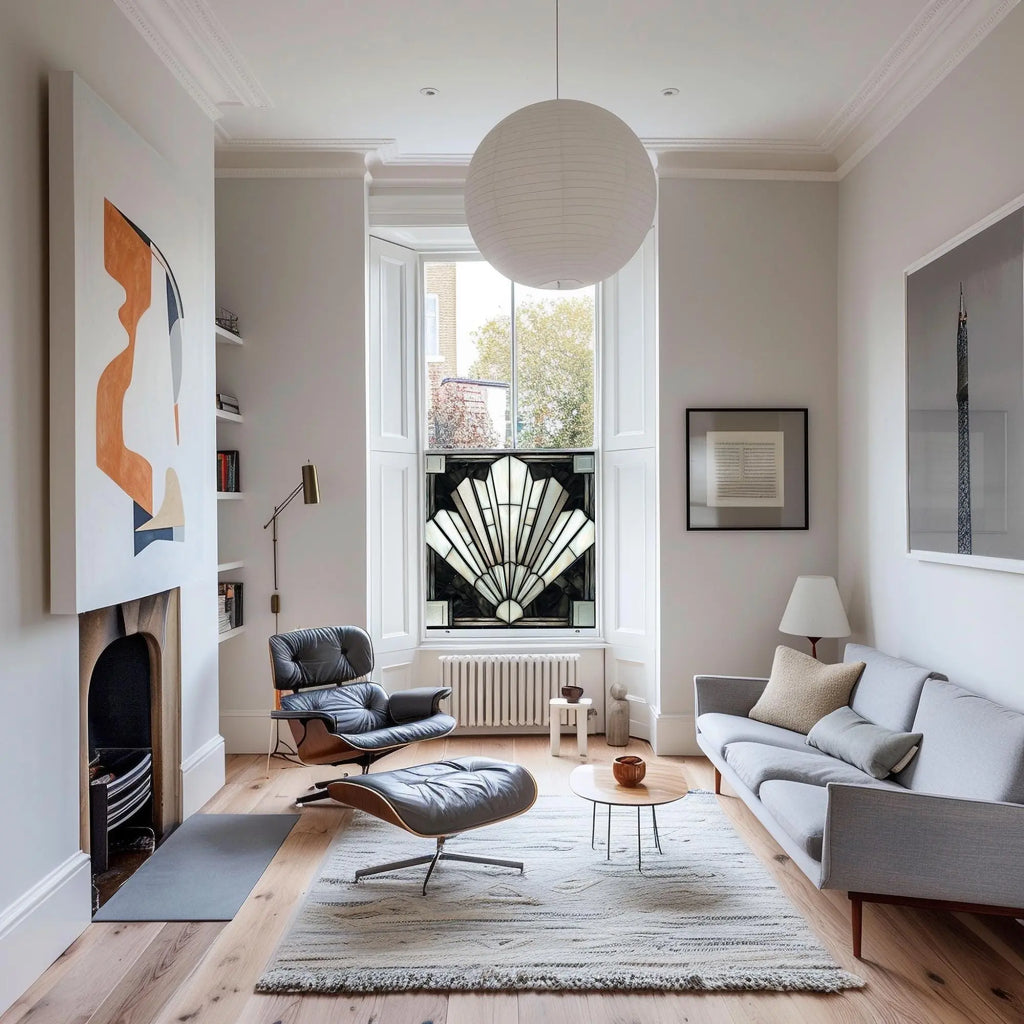 Rogolo Art Deco Stained Glass Window Film Creative Windows