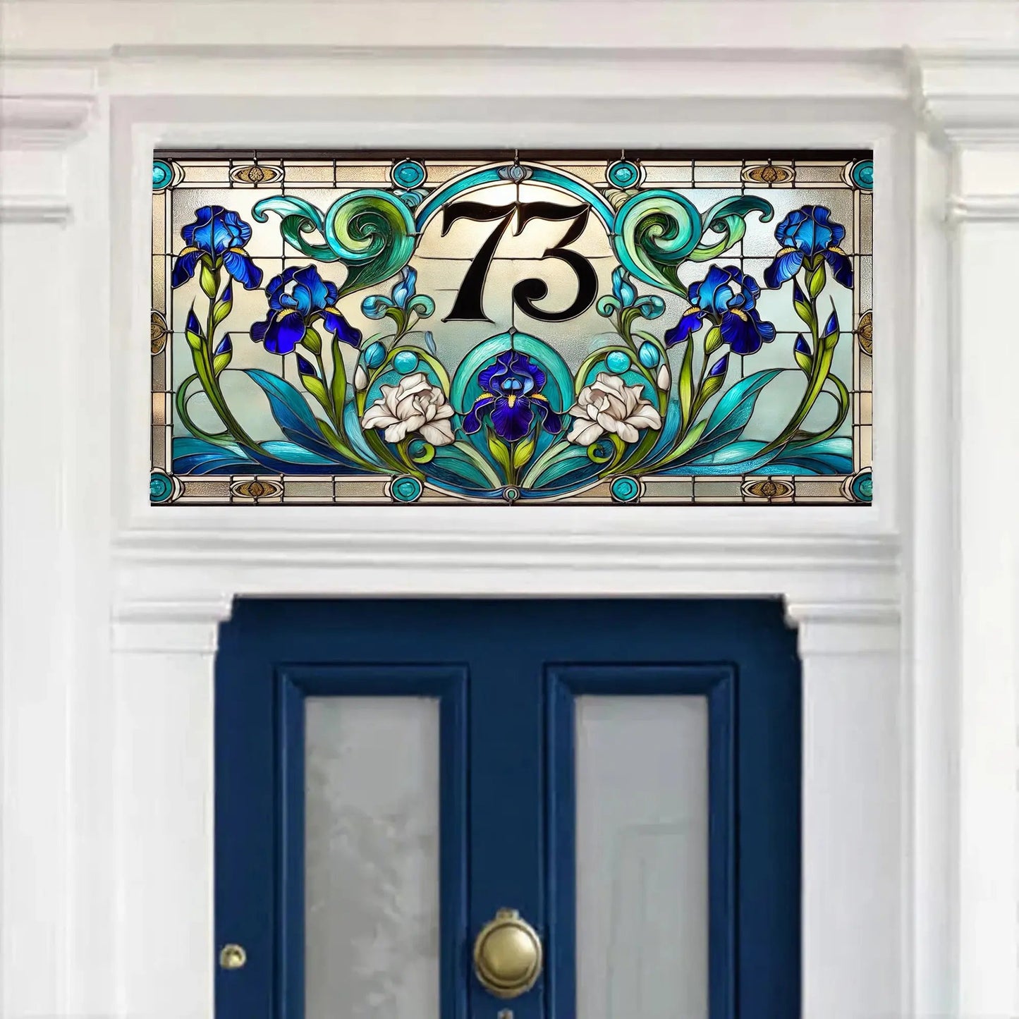 Curno Classic Art Nouveau Transom Window Film Creative Windows