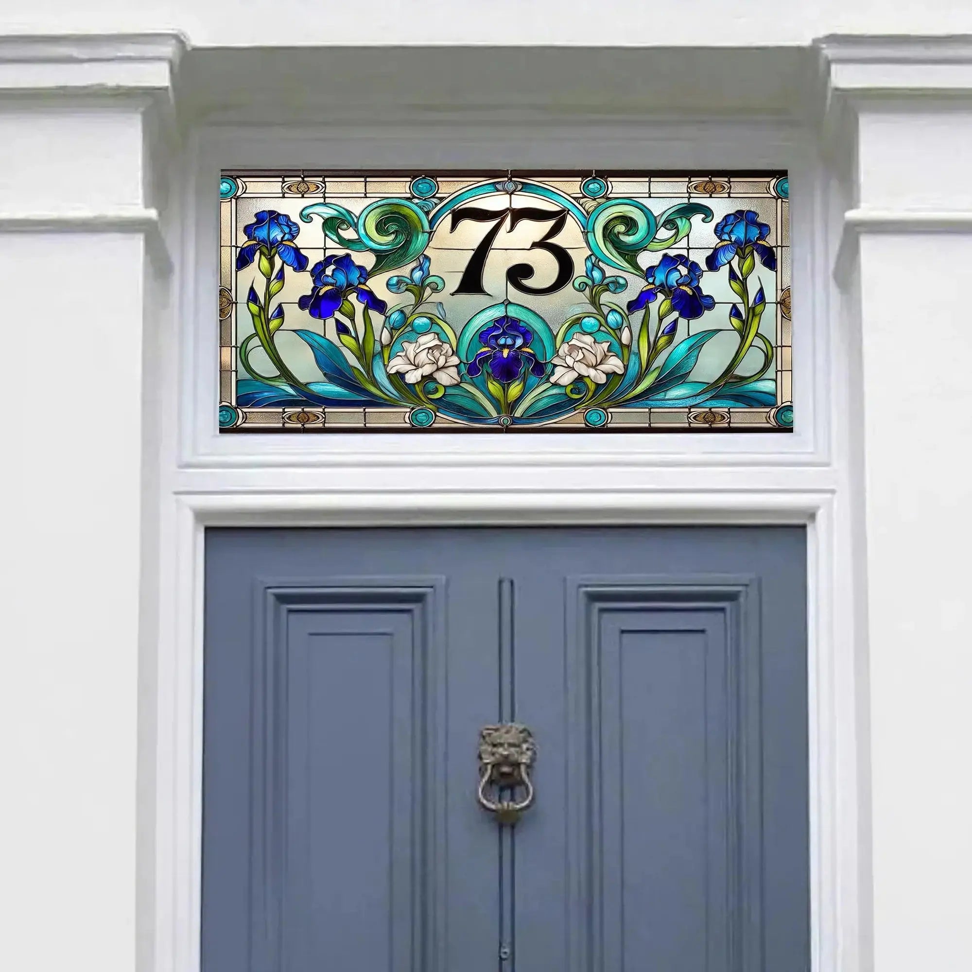 Curno Classic Art Nouveau Transom Window Film Creative Windows