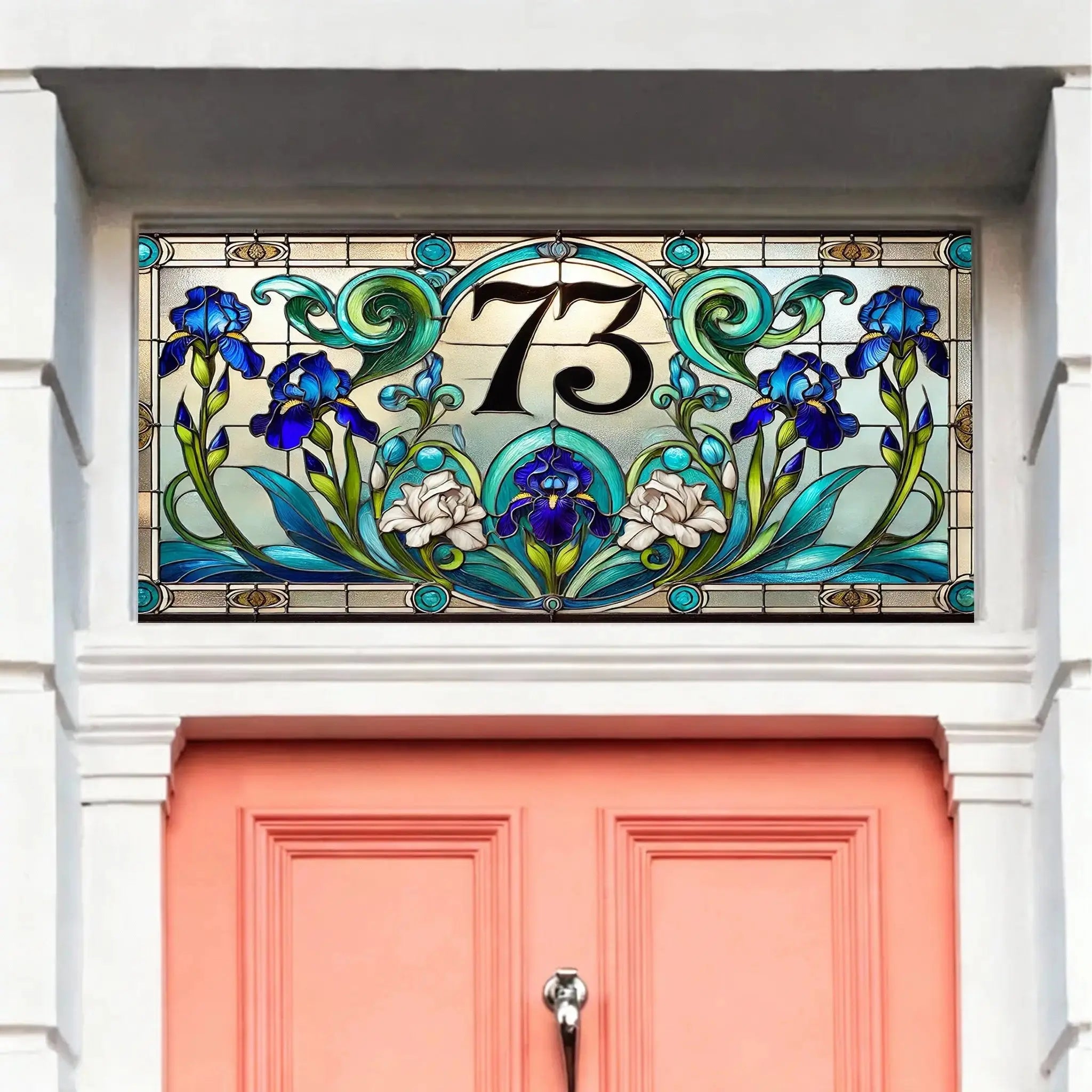 Curno Classic Art Nouveau Transom Window Film Creative Windows